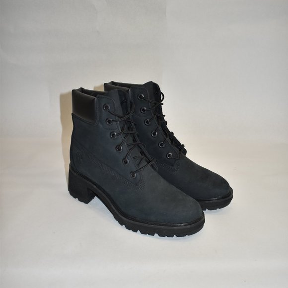 TIMBERLAND WOMEN'S KINSLEY 6-INCH WATERPROOF BOOTS Black Size 9 US - Picture 2 of 10